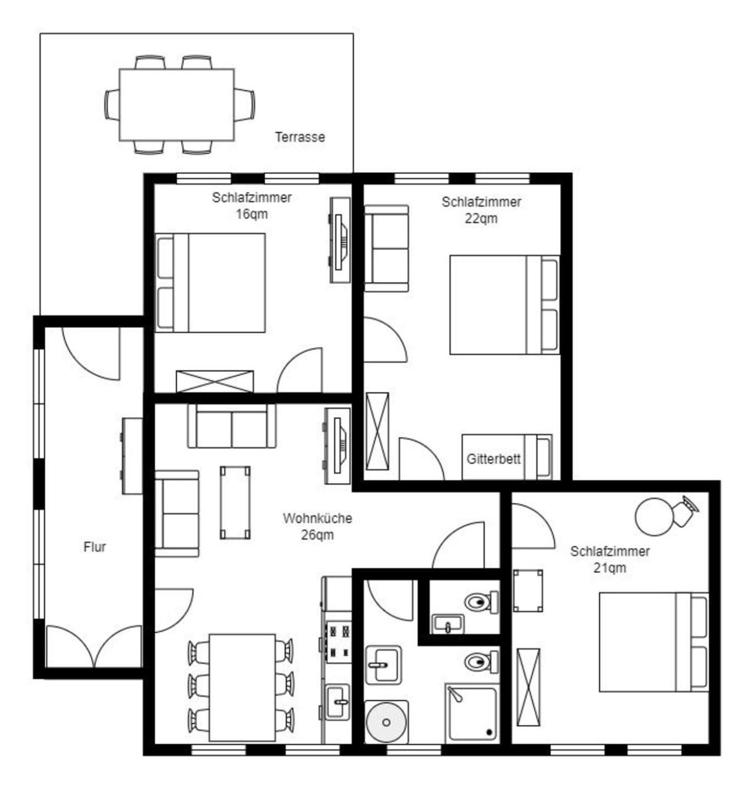 Ferienwohnung Biethahn - Gaarden Brodersby-Goltoft Exterior photo